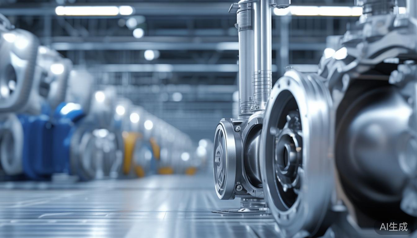 Automatic control valves for diaphragm weirs flow control automation valves