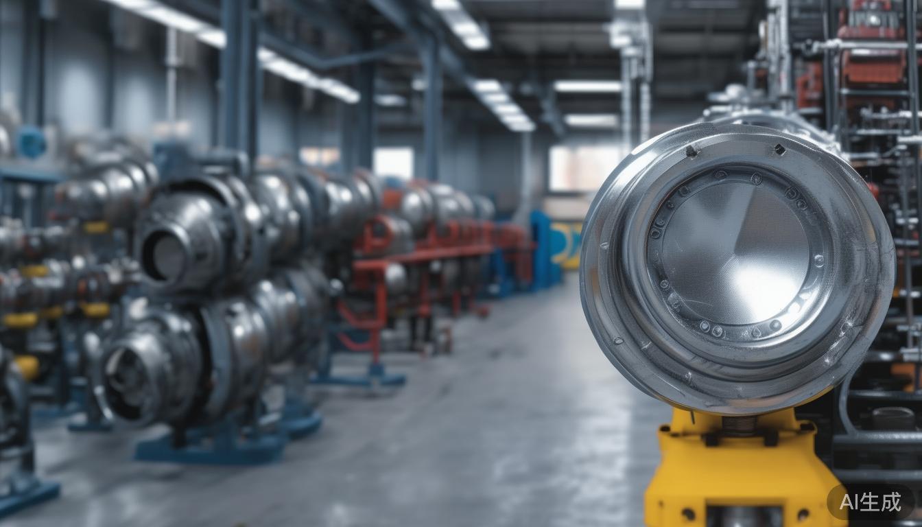 Safety disc function in industrial discharge valves and the material testing process