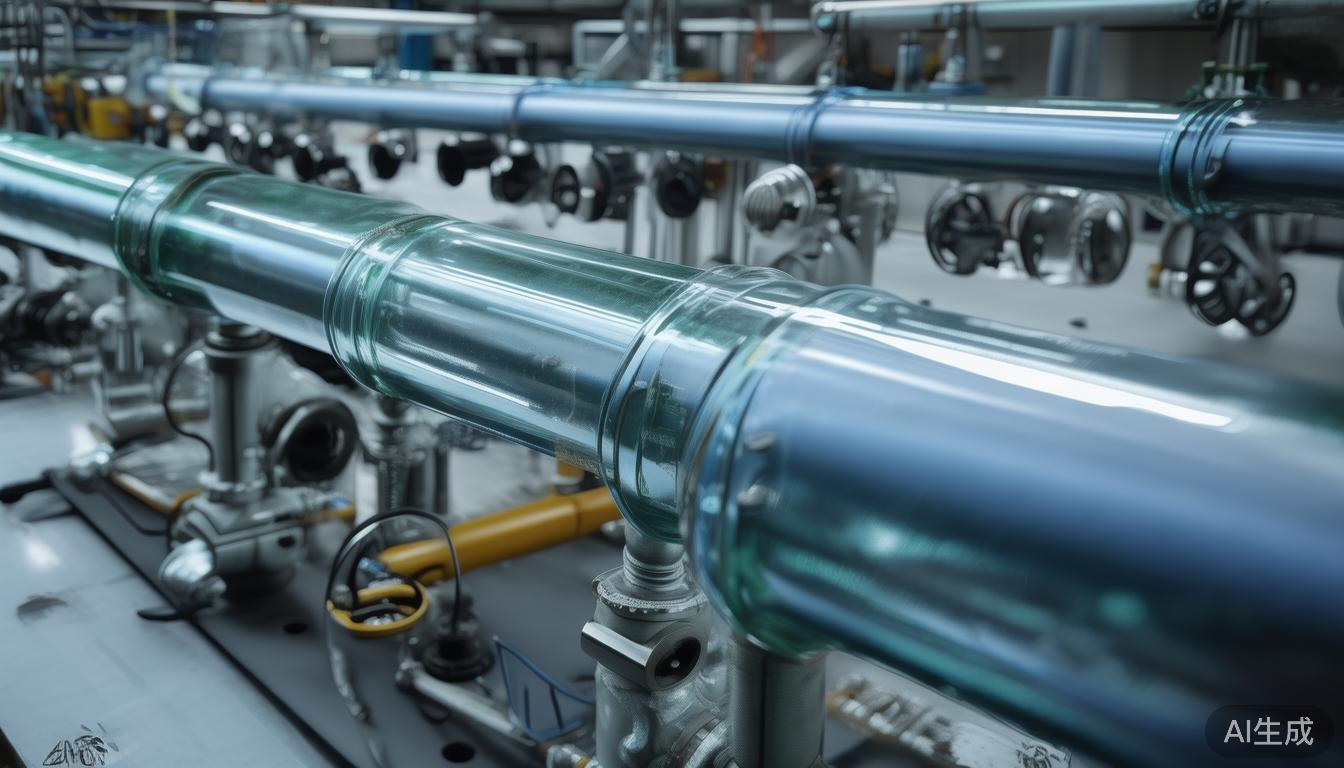 Pipeline glass repair cost and fixing glass pipes with pipe damage visualization