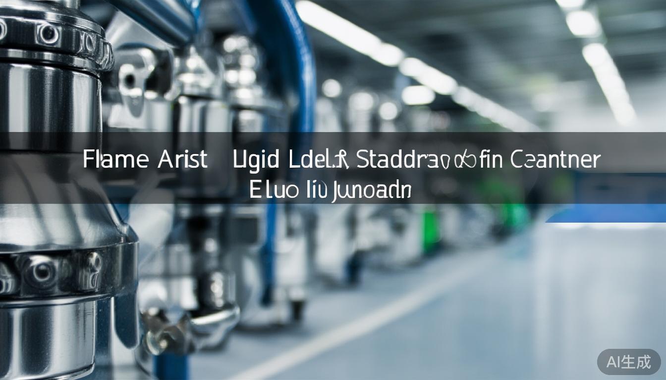 Flame Arrest Liquid Standards and Flame Control for Flammable Safety in Japan