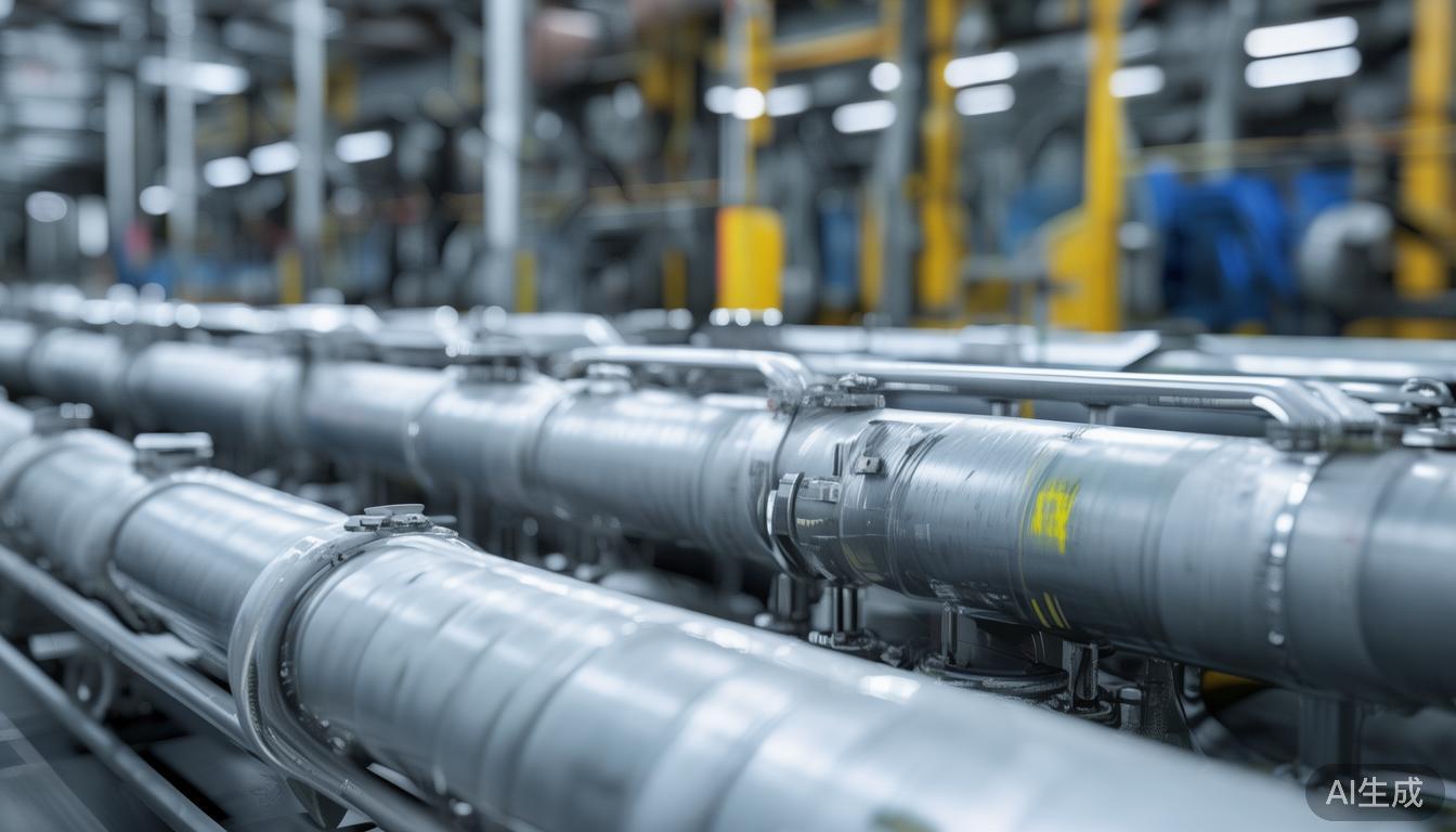 Industrial Pipe Leak Detection Process Involving Sight Pipe Installation And Intake Pipe Repair