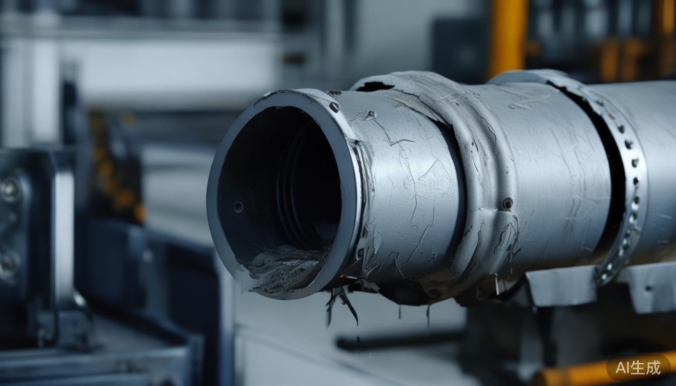 Air vent pipe damage air system maintenance repair swing check valve