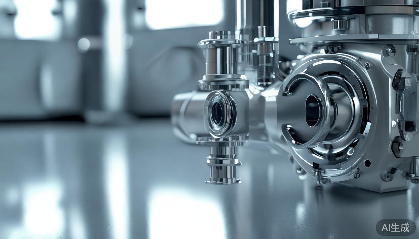 Pneumatics Diaphragm Care and Design for Sanitary Diaphragm Pumps with Flow Analysis Optimization