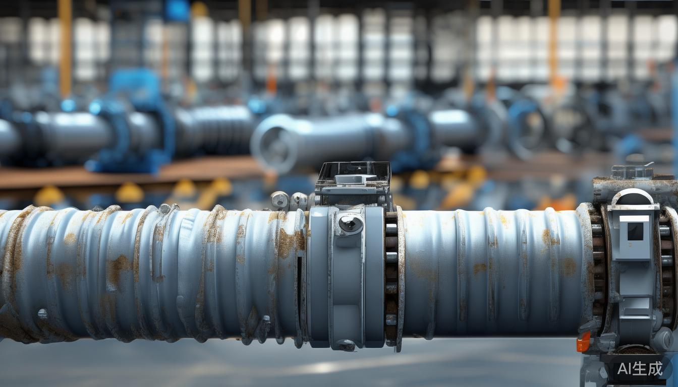 SludgeCorrugatedPipeViewingPipelineMaintenanceAndFixingProcess