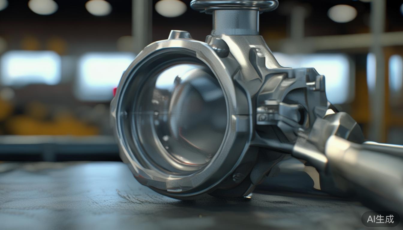 Pneumatic globe valve function and fixing with size chart guide
