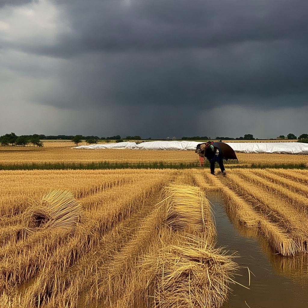 小麦收获遇到降雨怎么办？教你应对降雨的实用技巧和解决方案-九八首码网-首码项目发布-网赚副业零撸项目平台